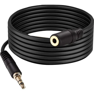 3 Metre Yüksek Kaliteli 3.5mm Erkek Kadın Stereo Uzatma 3 Halka Trrs Jack Stereo Ses Uzatma Kablosu 3mt Av Uzatma Kablosu Ses Konektörü Kablosu