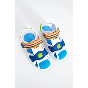 Flow Iı Hafif Erkek Bebek Beyaz/saks Mavi Sandalet