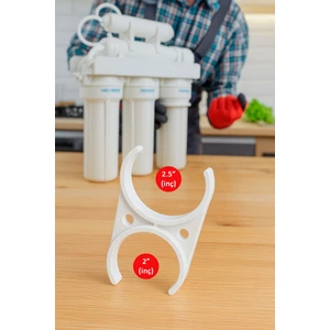 Su Arıtma Cihazı Çift Taraflı Filtre Kelepçesi 2" x 2,5" Inç Klip (5 adet)