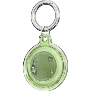 Airtag Şeffaf Su Geçirmez Koruyucu Kılıf Metal Anahtarlık Aparat ve Dayanıklı Silikon