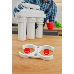 Su Arıtma Cihazı Filtre Kelepçesi Çift Taraflı 2" x 2" Inç Klips (5 adet)