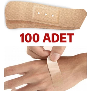 100 Adet Yara Bandı (10'lu x 10 Paket)