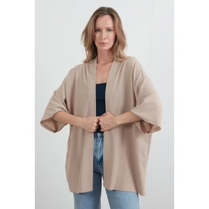 Basic Bürümcük Kumaş Şal Yaka Kimono