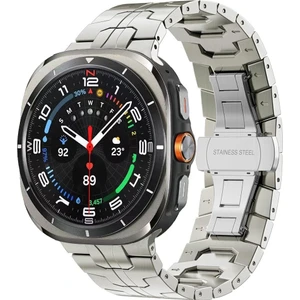 ZH Store Zhstore-Samsung Galaxy Watch Ultra 47MM Için Titanyum Alaşımlı Kayış (Yurt Dışından)