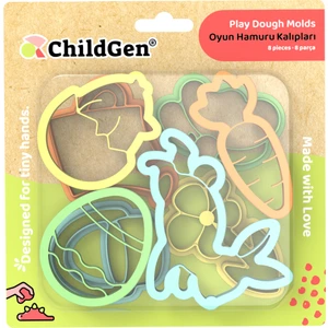 8'li Bahar Set Oyun Hamuru Kalıbı