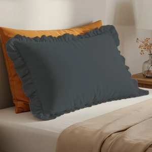 2 Adet Fırfırlı Ranforce Kumaş Yastık Kılıfı 50 x 70