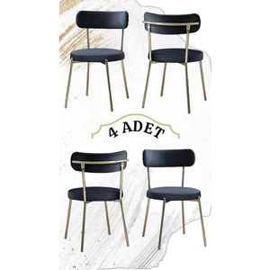 Tedi Gold Sandalye(4 Adet)