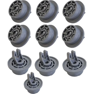 Arçelik ARY6030E Uyumlu Bulaşık Makinesi Sepet Tekerleği Alt Teker 10 Adet