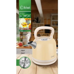 KK-3340 Paslanmaz Çelik Retro Su Isıtıcı Kettle 2,2 Litre