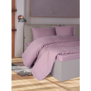 Fermuarlı Çantalı Çift Kişilik %100 Pamuk Saten Lastikli Çarşaflı Nevresim Takımı