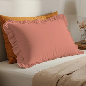 Fırfırlı Ranforce Kumaş Yastık Kılıfı 50 x 70