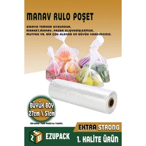 Manav Poşet Rulo Poşet Atlet Poşet Hışır Poşet Büyük Boy
