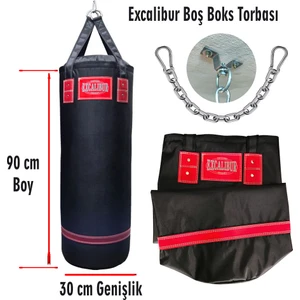 Polystar Boş Boks Torbası Siyah 90 x 30 cm