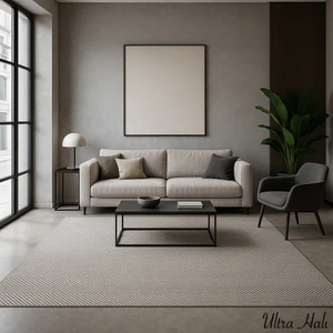 Ultra Halı Simple Sisal Serisi Kolay Temizlenen Toz Yapmayan Özel Ölçüye Uygun Sisal Halı