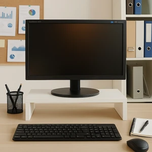 Pc Monitör Ekran Yükseltici Stand Raf 45X20X11.80