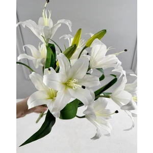 Yapay Lüks Lilyum Çiçek Buketi