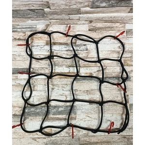 Kask Filesi 40X40 Kırmızı Tokalı