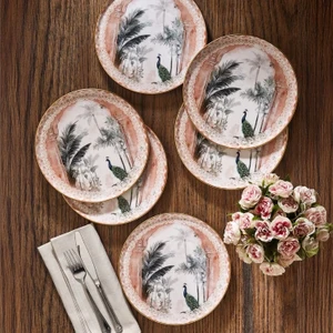 Peacock 6 Parça Pasta Tabağı Seti