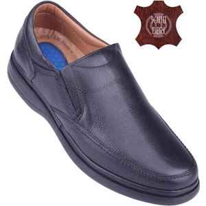 Ortopedik Erkek Ayakkabı Hakiki Deri Düz Taban ŞM2093S