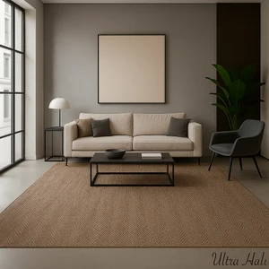 Ultra Halı Simple Sisal Serisi Kolay Temizlenen Toz Yapmayan Özel Ölçüye Uygun Sisal Halı