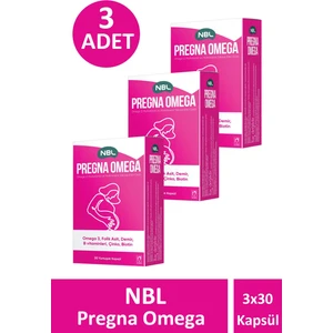 Pregna Omega 30 Kapsül 3 Adet