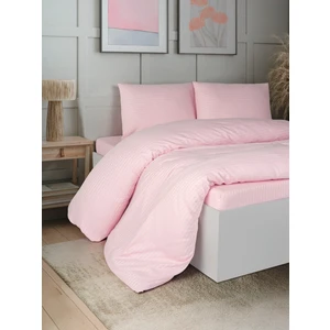 Fermuarlı Çantalı Çift Kişilik %100 Pamuk Saten Lastikli Çarşaflı Nevresim Takımı