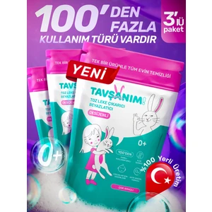 ! - 3 Adet Çamaşır ve Yüzey Için Çok Amaçlı Oksijenli Toz Leke Çıkarıcı ve Beyazlatıcı 3 x 800 gr