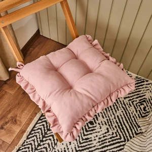 Soft Maia Sandalye Minderi - Gülkurusu - 40X40 cm