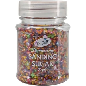 Renkli Sanding Şeker Mix 50 gr – Yenilebilir Pasta ve Tatlı Süsleme Şekeri