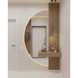 LED Ayna, Yarımay Ayna, Dekoratif Ayna, Duvar Aynası, Konsol Aynası, Holl Aynası, Günışığı LED