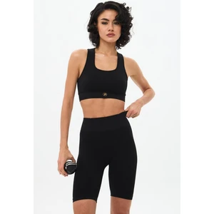 Sakura Çift Kat Spor Bra Siyah