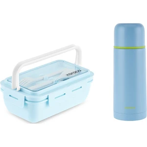 Ferby Sızdırmaz Termos ve Fusca Lunch Box Mavi