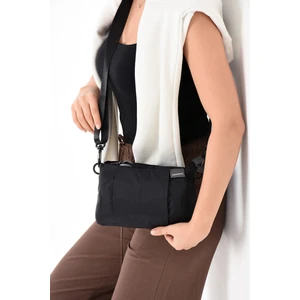 6011 Kadın 4 Bölmeli Paraşüt Kumaş Ayarlanabilir Çapraz Askılı Çanta