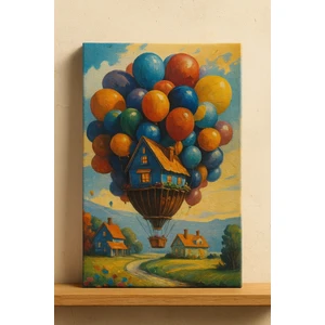 Sayılarla Boyama Tuval Seti Fırça Boya Dahil (Çıtalı) 40X50 cm - Masal Evi