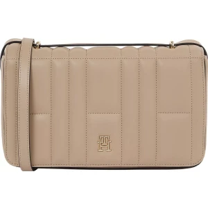 Kadın Dikdörtgen Kapitone Omuz Çantası - Bej