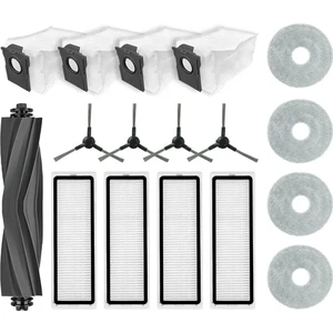 Dreame Bot L10s Plus Yedek Parça Aksesuarları Ana Yan Fırça Hepa Filtre Paspas Bezi Toz Torbası (Yurt Dışından)