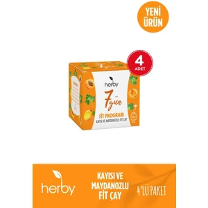 7 Gün Fit Program - Kayısı ve Maydanozlu Fit Çay 4'lü