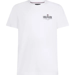 Erkek Bisiklet Yaka Pamuklu T-Shirt - Beyaz