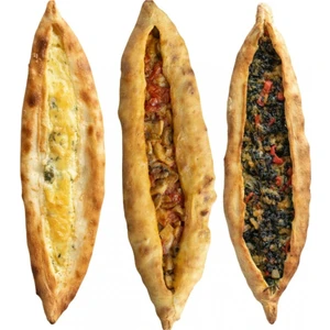 Niyazi Kesim Restoran Vejeteryan Karışık Çeşit Kayık Pide 3x110gr