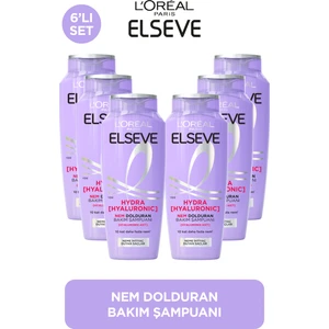 L'Oreal Paris 6'lı Elseve Hydra [Hyaluronic] Nem Dolduran Şampuan 300ml