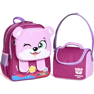 2'li Anaokulu ve 1. Sınıflar Için Okul ve Beslenme Çanta Seti – Sevimli Karakter Tasarımı
