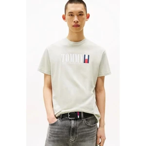 Erkek Tommy Dna Bayrak T-Shirt - Açık Yeşil