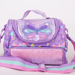 Yeni Smiggle Ilköğretim Okulu Öğrencisi Büyük Kapasite Ultra Hafif Ağırlık Stili Kırtasiye Kız Backpack Hediye Rolor: Kalem Kutusu (Yurt Dışından)
