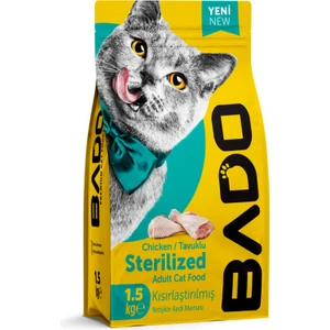 Kısırlaştırılmış Yetişkin Kedi Maması Tavuklu 1500 gr