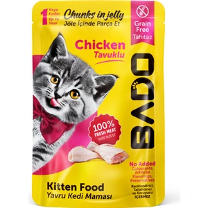 Parça Tavuk Etli Yaş Yavru Kedi Maması