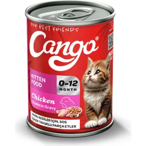 Yaş Yavru Kedi Maması Etli 415gr