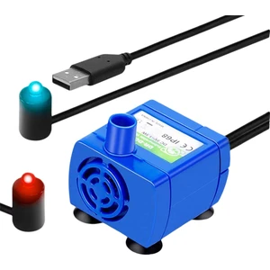 Su Pompası LED Işık Evcil Hayvan Çeşmesi Motoru, Içme Dağıtıcısı Için Kısa Süre ve Elektrik Kesintisi Uyarısı (Yurt Dışından)