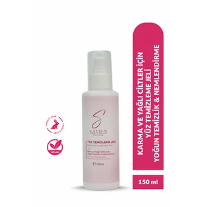 SAVIEN Yüz Temizleme Jeli – Karma ve Yağlı Ciltler İçin | Nemlendirici ve Siyah Nokta Karşıtı – Gözenek Temizleyici – 150 ml