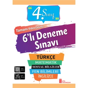 Ata Yayıncılık 4.Sınıf 6'Lı Deneme Sınavı