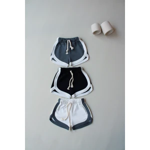 3'lü Biyeli Penye Şort Model 7